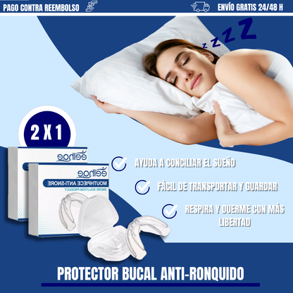 Protector bucal antirronquido (OFERTA 2X1)