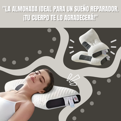 Almohada de punto ergonómica 3D