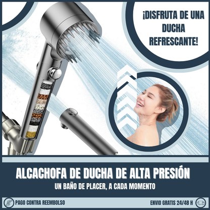 Alcachofa de ducha de alta presión