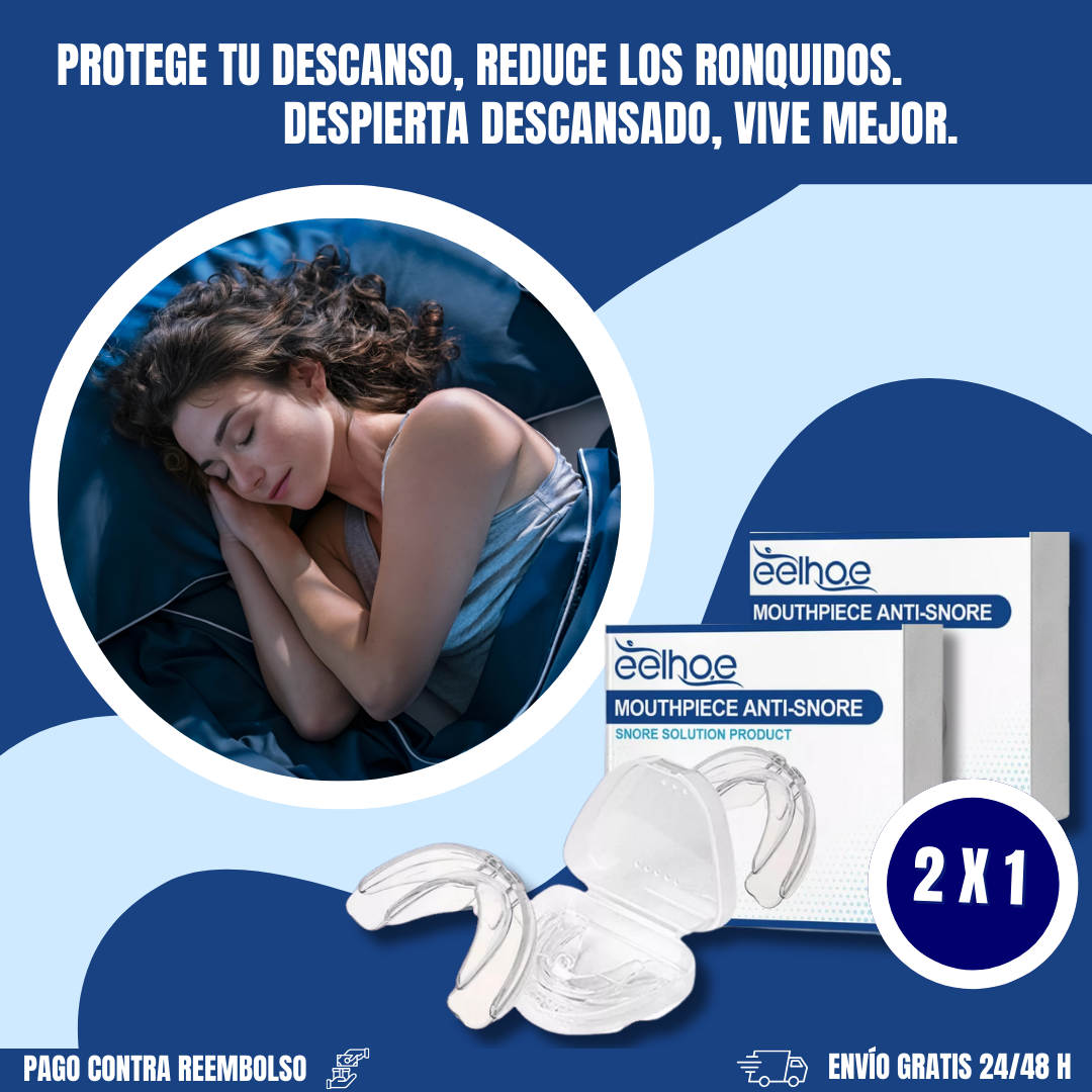 Protector bucal antirronquido (OFERTA 2X1)