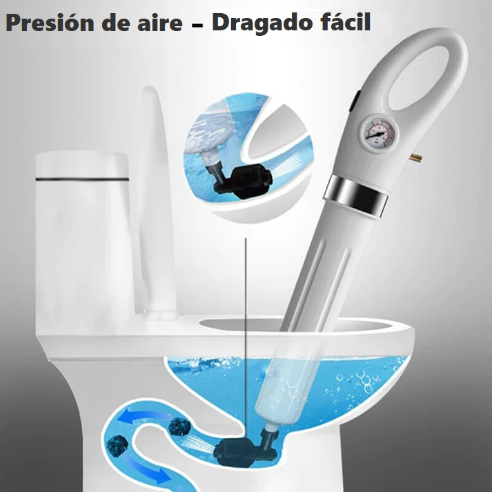 Kit Desatascador de Tuberías con Aire Comprimido PlumbPro™