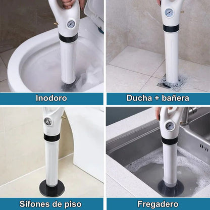 Kit Desatascador de Tuberías con Aire Comprimido PlumbPro™